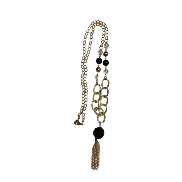 Vintage Beaded Purple Crystal Pendant Necklace - Picture 13 of 14